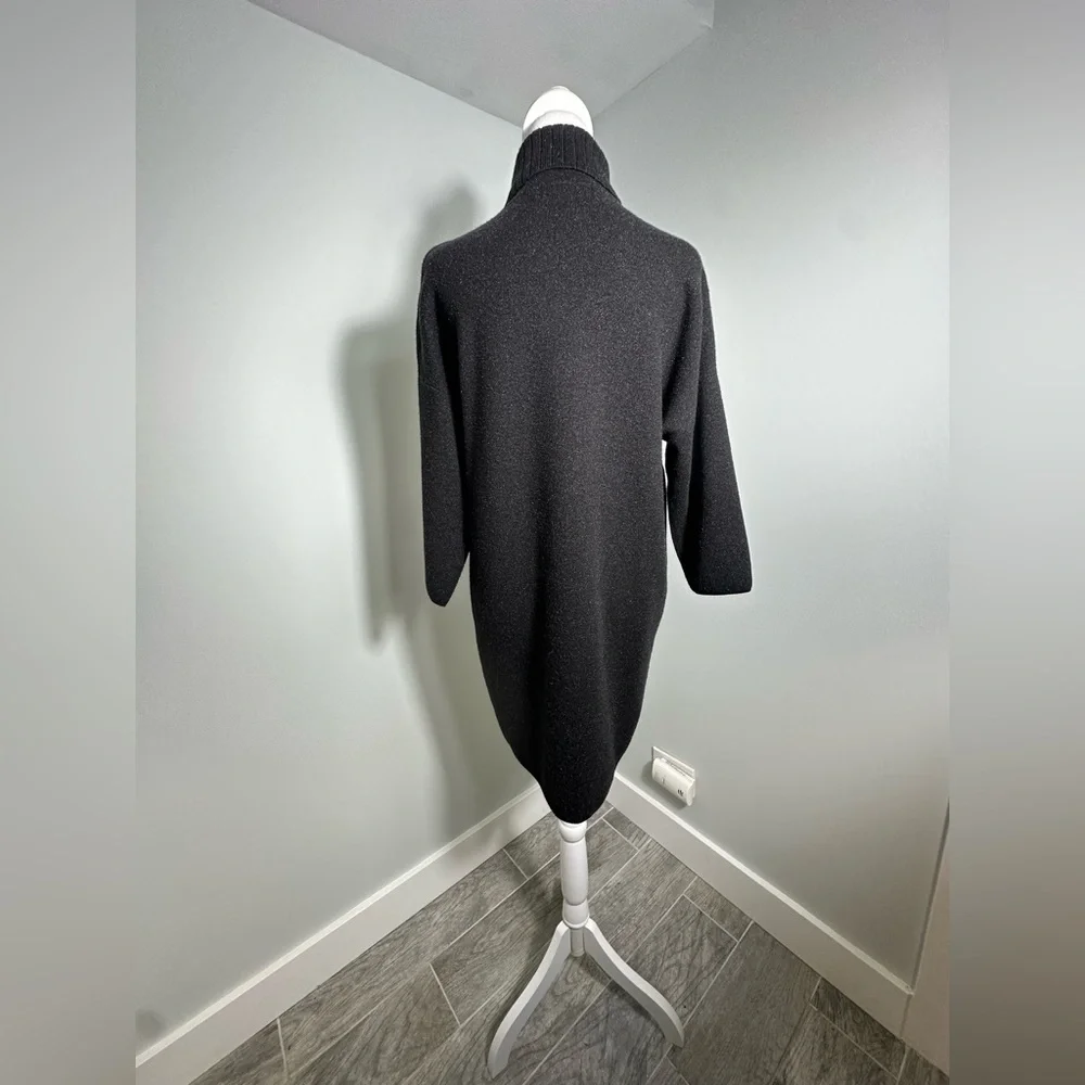 Pomander Place Vivianne Black Sweater Turtleneck Dress Size Medium - Picture 8 of 17